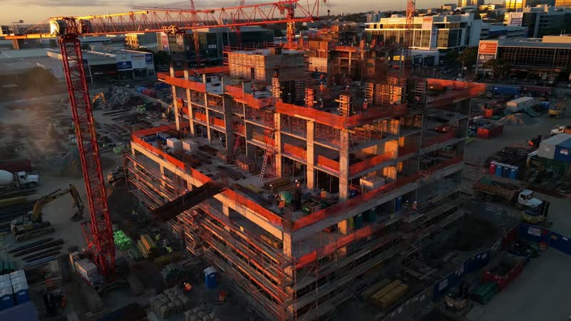 Construction site in progress